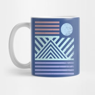 Retro sun stripes Mug